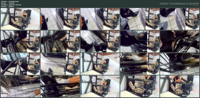 Cage Part 4 Heels Food Crash - LADY AMRAPALI - MP4