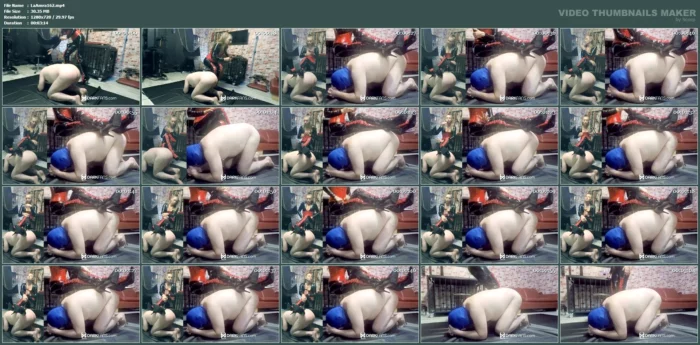 Object Slave Footstool - LADY AMRAPALI - MP4