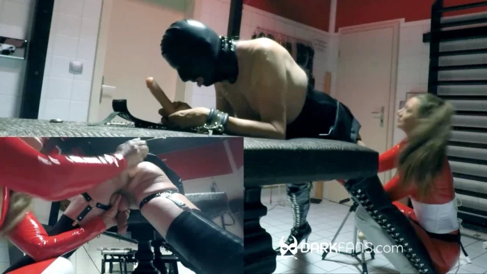Slave Get Trained Part 3 Pegging - Cum - Blowjob - LADY AMRAPALI - MP4