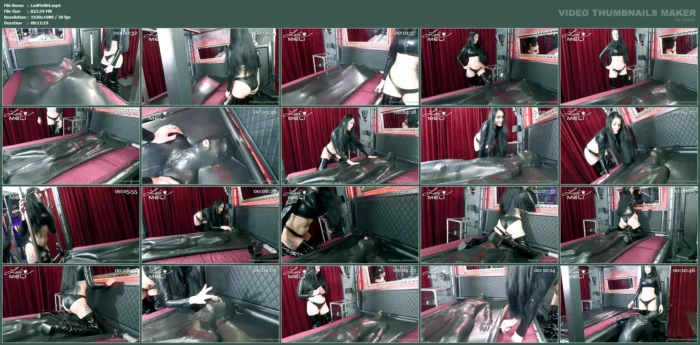Delivered In The Vacuum Bed. The Next Slave Dares - LADY MELI - MP4