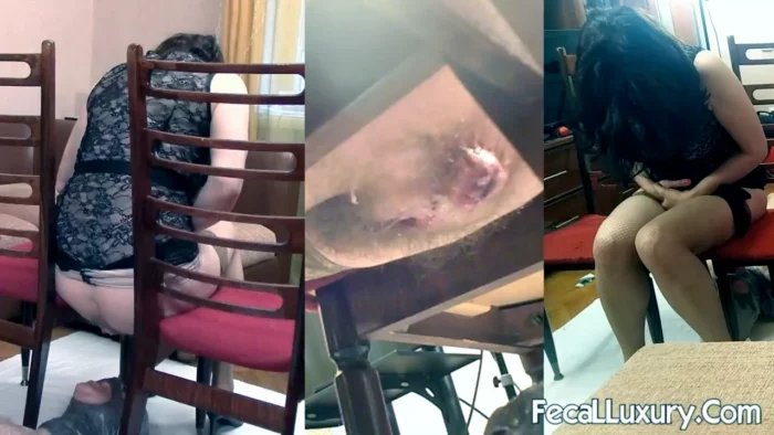 Excreting Anal Discharge Into The Toilet's Mouth - MADAM TULPAN / FECAL LUXURY - MP4