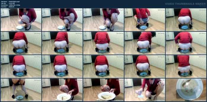 Madam Tulpan Invites You To Eat Her Shit, Lap Her Piss And Suck Her Pee-Soaked Toilet Paper - MADAM TULPAN / FECAL LUXURY - MP4