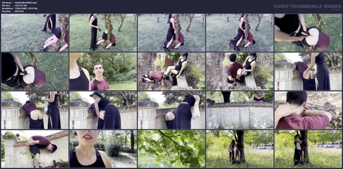 The Walk In Blois With My Submissive The Thing - MAITRESSE PARKER / ANDREA PARKER - MP4