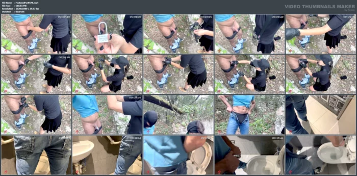 Locktober Started Like This For My Cuck In The Middle Of Nature In A Ruin Part 3 - MAITRESSE PARKER / ANDREA PARKER - MP4