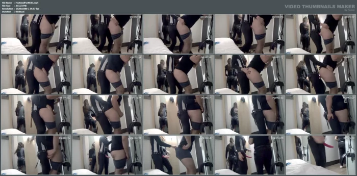 While I'm Waiting For A Late Submissive There's A Knock At My Hotel Room Door... Part 2 - MAITRESSE PARKER / ANDREA PARKER - MP4