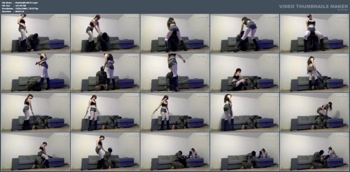 A Soldier Meets Me, He Needs Some BDSM Training In My Way Part 4 - MAITRESSE PARKER / ANDREA PARKER - MP4