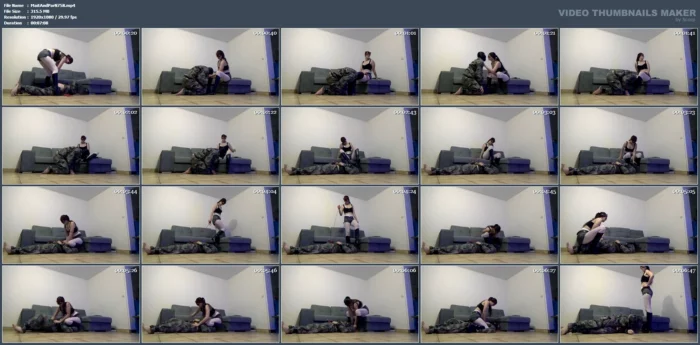 A Soldier Meets Me, He Needs Some BDSM Training In My Way Part 3 - MAITRESSE PARKER / ANDREA PARKER - MP4