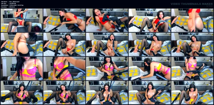 Alice Is Passionate About Masturbating With A Vacuum Cleaner - MARGOALISA / MARGO AND ALICE - MP4