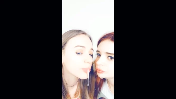 Saliva Swap Fetish - MARGOALISA / MARGO AND ALICE - MP4
