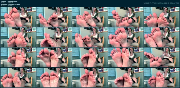 Popular Girl Makes You Worship Her Feet - MATHEMAKITTEN - MP4