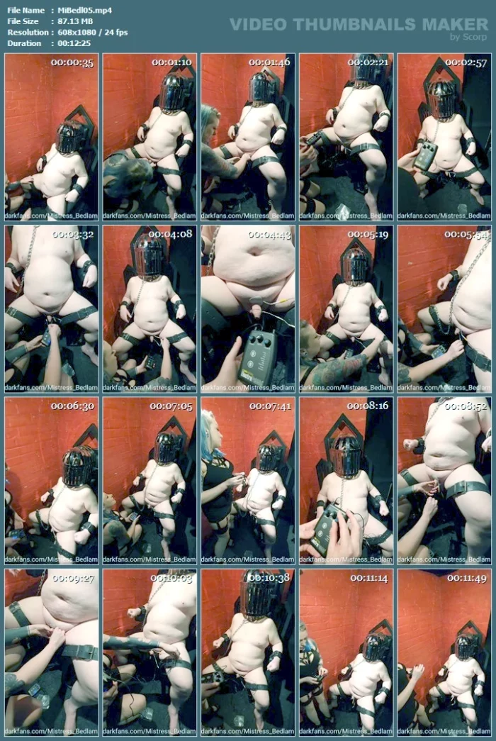 Bound To The Chair Part 1 - MISTRESS BEDLAM / BETH BEDLAM - MP4