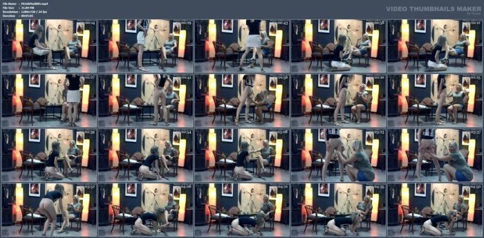 A Girl Sucks My Feet, While I Take A Coffee! Part 2 - MISTRESS JOHANNA MADRID - MP4