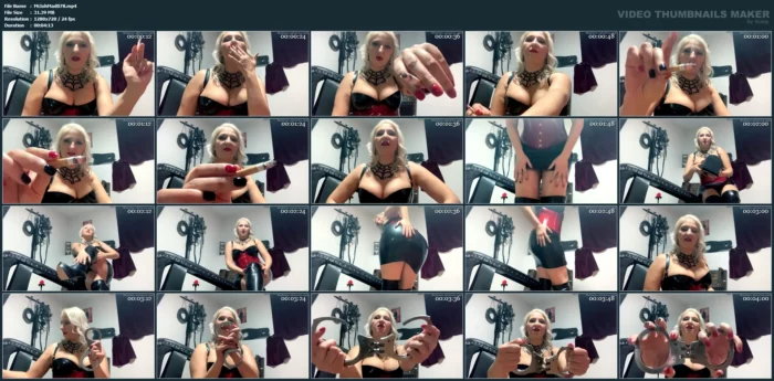 Everything From My Cigarette In Your Face - MISTRESS JOHANNA MADRID - MP4