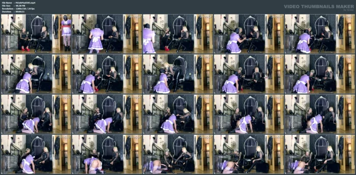 Kneel Down Before Us And Serve Us - MISTRESS JOHANNA MADRID - MP4