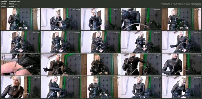 Obliged To Swallow The Smoke Of My Cigarette! Part 2 - MISTRESS JOHANNA MADRID - MP4