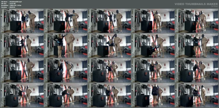 Receive Punishment And Teasing Of The Owner And Lady - MISTRESS JOHANNA MADRID - MP4