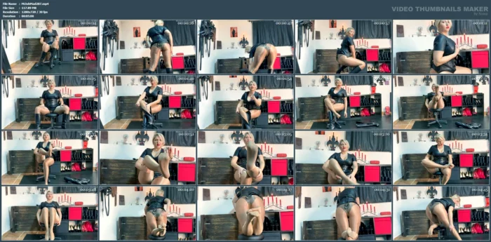 Shattered Nylon Tights! - MISTRESS JOHANNA MADRID - MP4