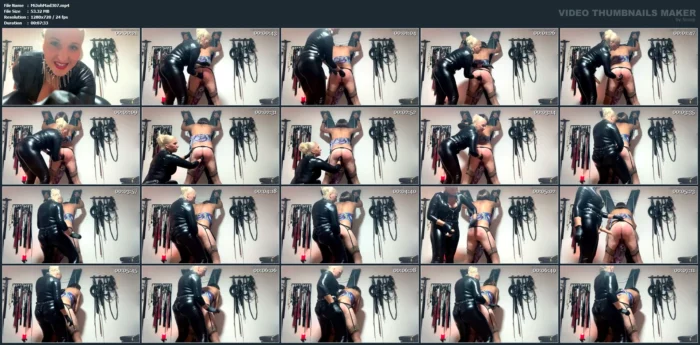 Stretch This Little Whore's Ass Before Giving Her A Good Fuck - MISTRESS JOHANNA MADRID - MP4