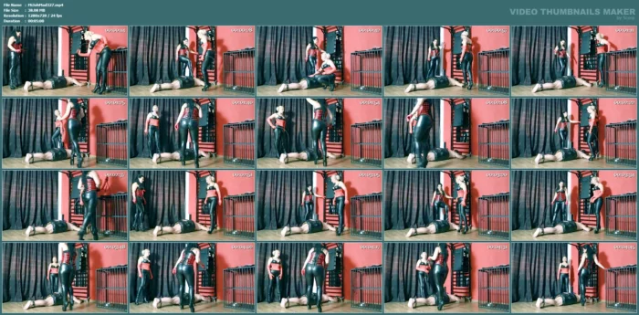 These Pain Sessions Are Basic For A Slave Like You And Fun For Us - MISTRESS JOHANNA MADRID - MP4