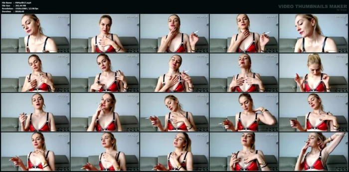 Spread The Poison - Darkside - SMOKING MISS M / MISTRESS MARLENA - MP4