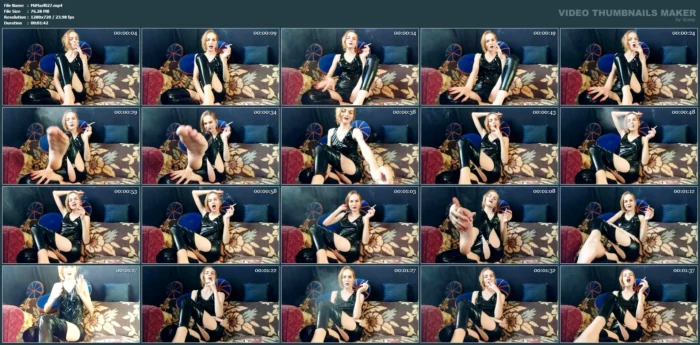 New Outfit - SMOKING MISS M / MISTRESS MARLENA - MP4