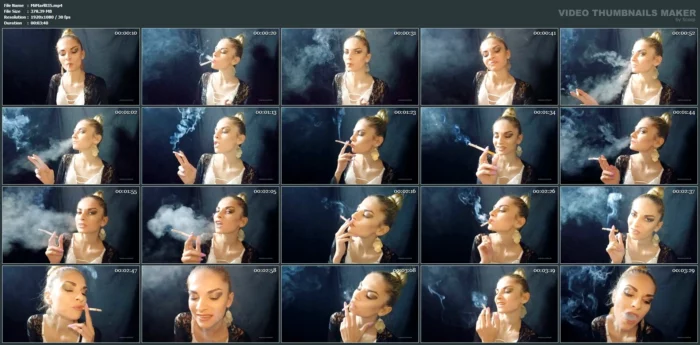 Who Likes Nose Exhales? - SMOKING MISS M / MISTRESS MARLENA - MP4