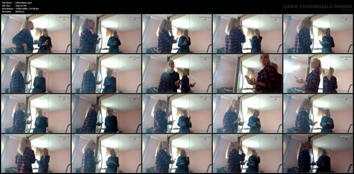 Smoking My Marlboro, Casual Dressed And Looking In The Mirror - SMOKING MISS M / MISTRESS MARLENA - MP4