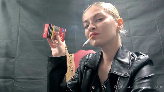 Got Myself So Much Pleasure From This Winston Cigarettes - SMOKING MISS M / MISTRESS MARLENA - MP4
