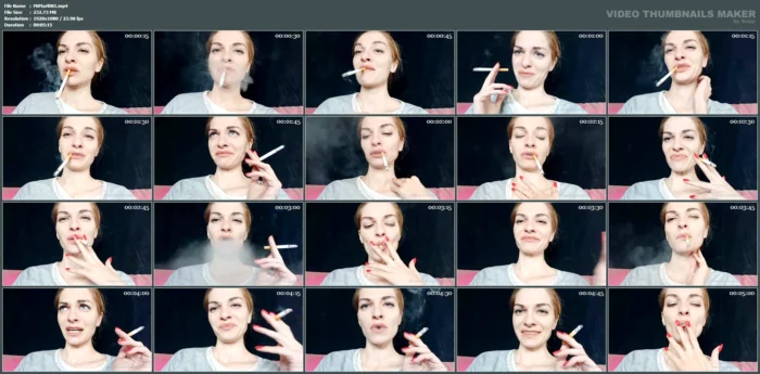Smoking Camel Cigarettes For A While And Already 3 Major Side Effects - SMOKING MISS M / MISTRESS MARLENA - MP4
