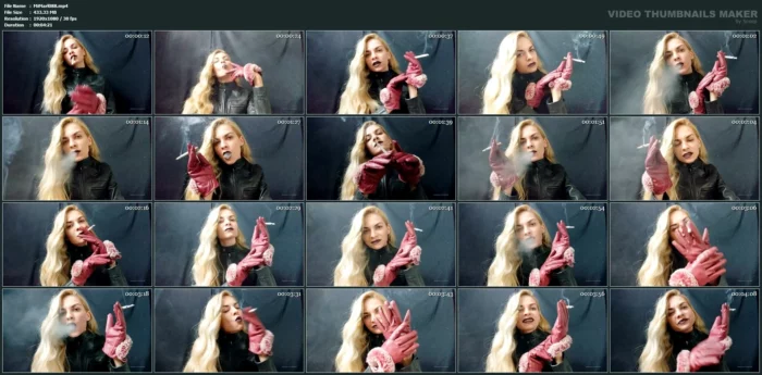 Leather Season - SMOKING MISS M / MISTRESS MARLENA - MP4