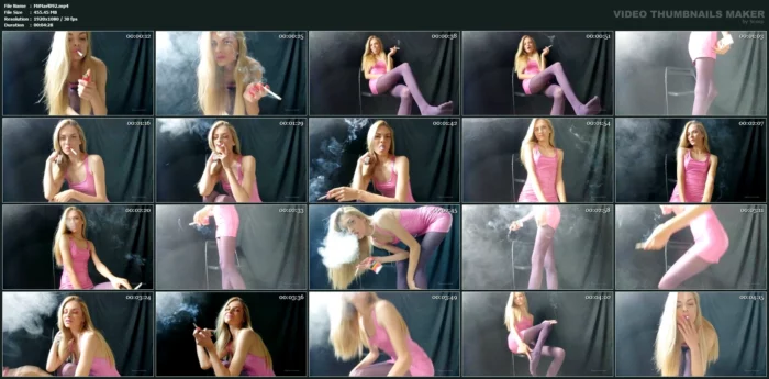 Barbie Smokes Marlboro's - SMOKING MISS M / MISTRESS MARLENA - MP4