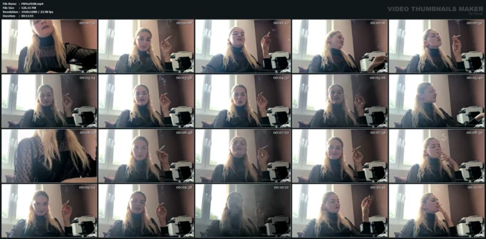 I Want You To Breath Into My Smoke - SMOKING MISS M / MISTRESS MARLENA - MP4