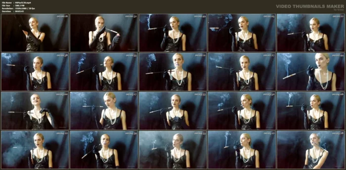 Glamour - SMOKING MISS M / MISTRESS MARLENA - MP4