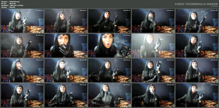 Leather Season Again - SMOKING MISS M / MISTRESS MARLENA - MP4