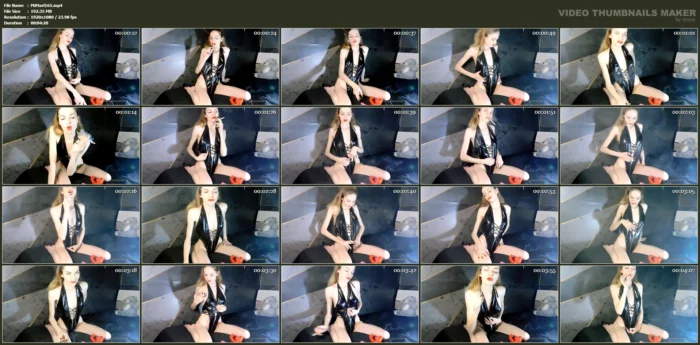 New Shiny Clothing - SMOKING MISS M / MISTRESS MARLENA - MP4