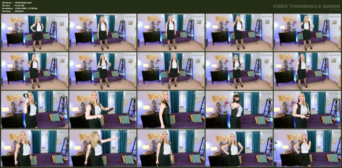 As Your Domme Wife, In Our Flr, If You Disobey Me Expect To Be Punished! - MISTRESS SIDONIA VON BORK / THE ENGLISH MANSION - MP4