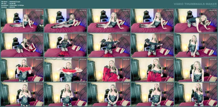 I'm Always Dressing Up In Lingerie For You Darling - MISTRESS SIDONIA VON BORK / THE ENGLISH MANSION - MP4