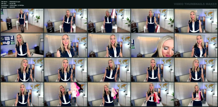 Now I Have Total Control Of You, As Your Domme Lady Boss - MISTRESS SIDONIA VON BORK / THE ENGLISH MANSION - MP4