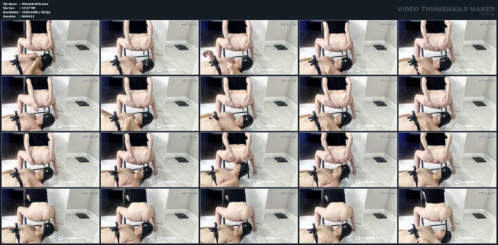 Mistress V Shitting Small Load In Slaves Mouth - MISTRESS V AND HER SLAVE - MP4