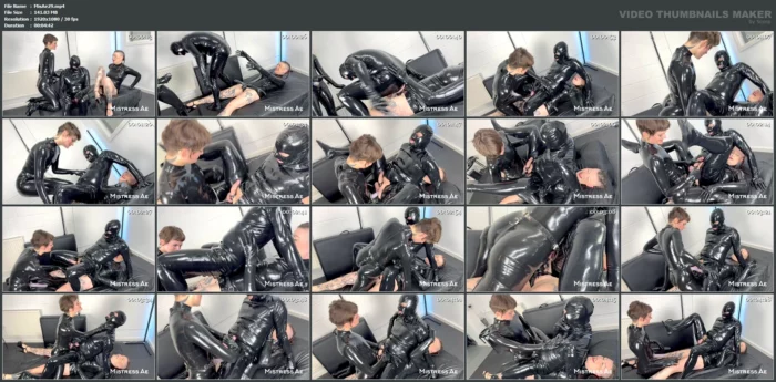 Double Dom With Lady Valeska Two Strap-Ons In One Hole - MISTRESS AE - MP4