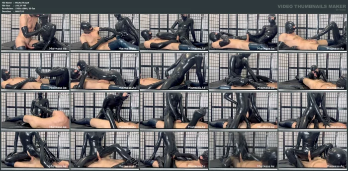 Full Latex Teasing And Fucking - MISTRESS AE - MP4