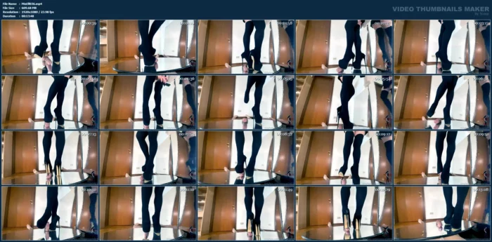 Gift Boots With High Heels, Between Cuddles And Kicks... Edit 1 - MISTRESS ELLE - MP4