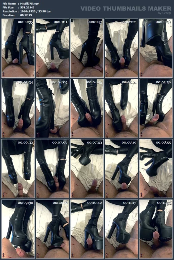 I Want You To Suffer, You're A Useless Dick - MISTRESS ELLE - MP4