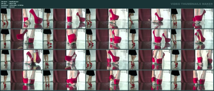Red Shoes Are An Iconic Accessory That Never Goes Out Of Style Edit 1 - MISTRESS ELLE - MP4