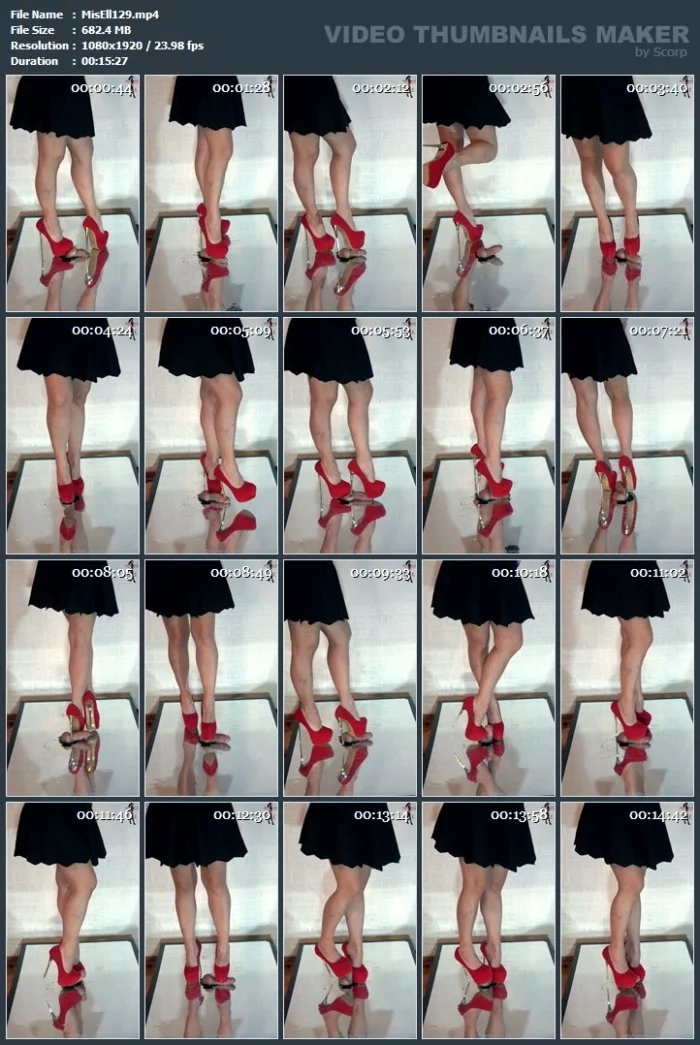 Red Shoes Are An Iconic Accessory That Never Goes Out Of Style Edit 2 - MISTRESS ELLE - MP4