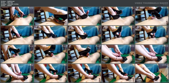 Shoejob With Pumps Edit 2 - MISTRESS ELLE - MP4