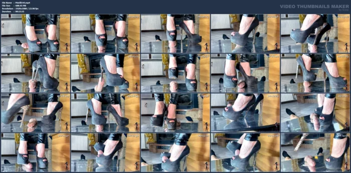 Studded Stiletto, Today Is Half Angel And Half Devil Edit 1 - MISTRESS ELLE - MP4