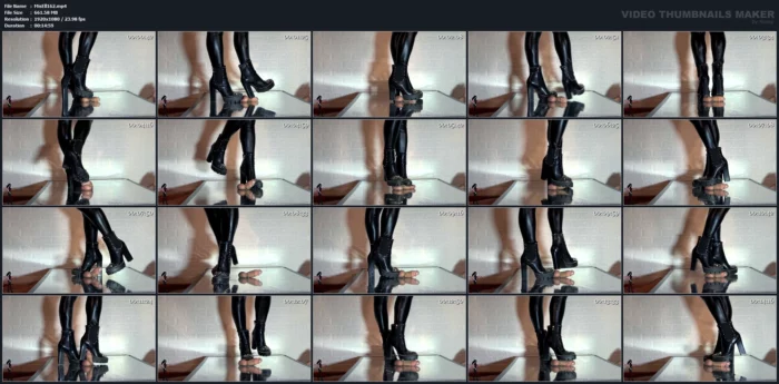 Unfortunately For Him I Decided To Use These Deadly Toe Boots Edit 1 - MISTRESS ELLE - MP4