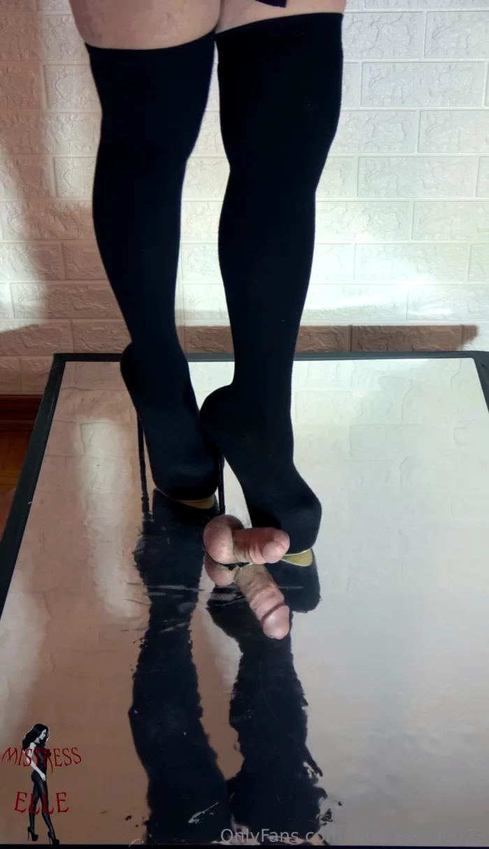 Your Cock Stuck Under My Boots Edit 1 - MISTRESS ELLE - MP4