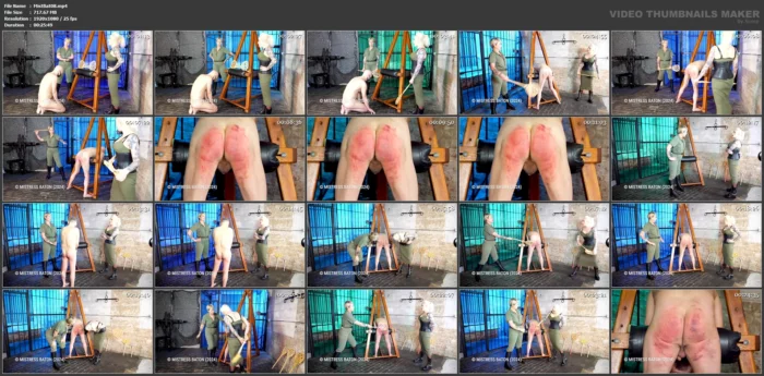 Double Domme! 6 Carpetbeaters! 2 Prisoners! - MISTRESS BATON / STRAFKAMER - MP4